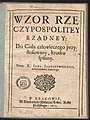 Wzór Rzeczypospolitej rządnej 1613