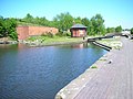 Recently constructed octagonal BCN Toll house at Smethwick top lock.