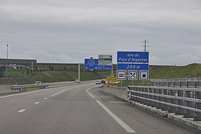 A88 panneau aire du Pays d'Argentan.JPG