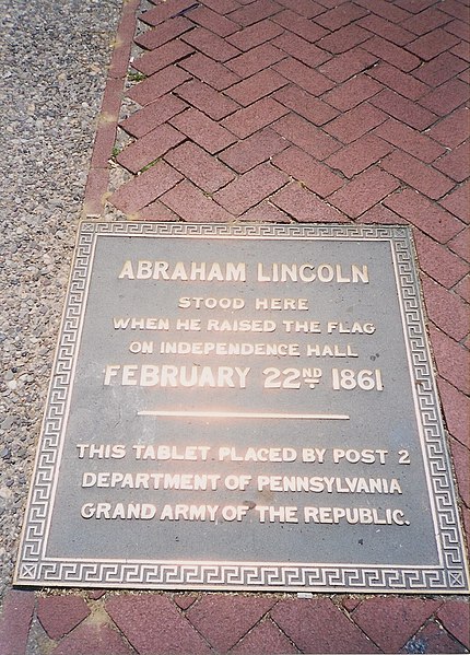 File:Abraham Lincoln plaque Philadelphia 2001.jpg