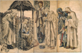 “Adoration of the Magi” Cartoon for tapestry 1888