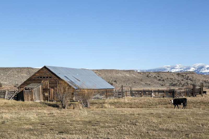 File:An old, but still functioning, barn in Modoc County in far-northeastern California LCCN2013631210.tif