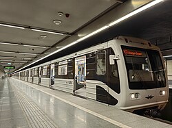 81–717.2K típusú szerelvény az M3-as metróvonalon