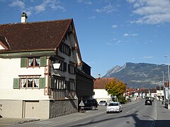 Hauptstrasse in Trübbach