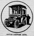 1902 - The Panhard & Levassor car of Dr-LEHWESS for his word tour: "The car must be a good hill climber to surmount the Rockies!'".