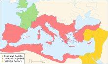 Map of Ancient Rome 271 AD pl.svg