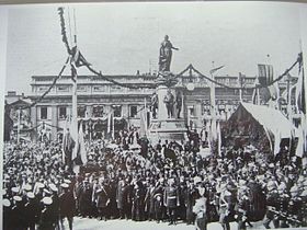 Unveiling of Catherine II monument, 1900
