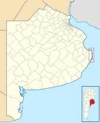 Partido di La Costa – Mappa