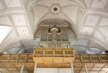 Bildausschnitt Prospekt der Orgel