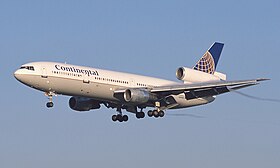 Un McDonnell Douglas DC-10-30 de Continental Airlines.