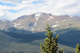 Vue depuis la Trail Ridge Road.