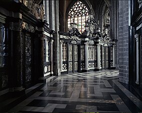 Kooromgang met straalkapellen, Sint-Baafskathedraal, Gent