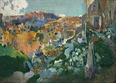 The Jewel (circa 1910). 125.5 × 168.5 cm. Museu Nacional d'Art de Catalunya.