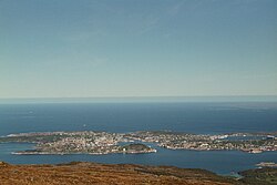 View of the town