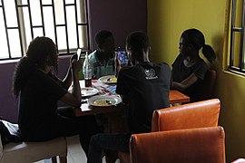 Students of the University of Ilorin Playing games. 38.jpg