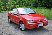 1992 Geo Metro convertible (US)