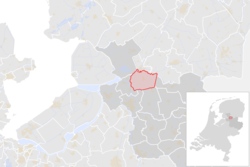 Ligging van Staphorst in Overijssel-provinsie