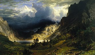 Mount Rosalie, painting by Albert Bierstadt