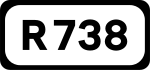 R738 road shield}}