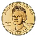 First Spouse Program gold coin for Mary Todd Lincoln, 2010