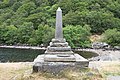 The monument, commemorating the gift of free water to Llanrwst