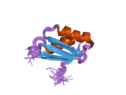 1yjv: Solution structure of the Cu(I) form of the sixth soluble domain of Menkes protein