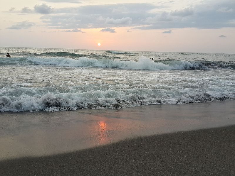 File:Sunset on the Black Sea coast of Ureki, Georgia (Europe).jpg