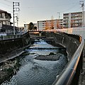 大蔵住宅と上谷戸橋（世田谷区大蔵）