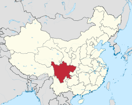 Sichuan – Localizzazione