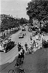 Amerikaanse colonne op de Statensingel, 1944