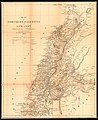 Northern Palestine and Lebanon, 1856