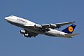 Boeing 747-430 taking off at Frankfurt Airport