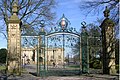 Prince of Wales gates, erected 1904.