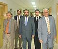 Dr. Ishfaq Ahmad, Dr. Elchin Khalilov and Dr. M. Qasim Jan meeting at the CES in February 2009.