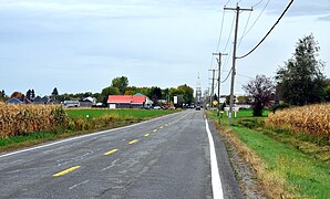 Route 224 in Saint-Simon.