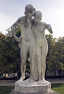 Vers l'amour (1901), Nîmes, jardins de la Fontaine.