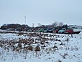 Old cars lined up near Hirsch