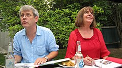 Axel Scheffler och Julia Donaldson, 2011.