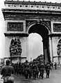 4 June: German troops on parade after the surrender of Paris