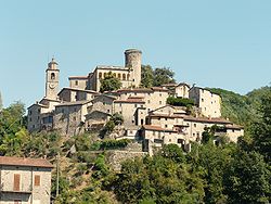 Skyline of Bagnone