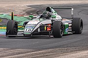 Reema Juffali in her Formula 4 car at Thruxton Circuit, 2019