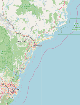 Morisset is located in the Hunter-Central Coast Region