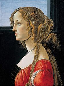 Portrait de Simonetta Vespucci (posthume) (v. 1476-1480) par Sandro Botticelli