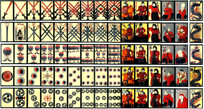 Unsun karuta face cards.