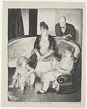 'My Family', litografi 1921