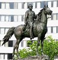 Equestian statue at Thomas Circle Sculptor: John Quincy Adams Ward