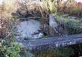 Tőberek mill, the millpond from the west, from the former sluice-bridge, Nemesapáti