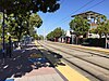 The platforms at Mission Valley Center station, 2019