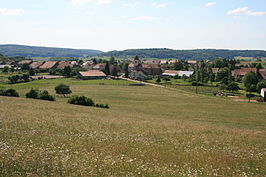 Gezicht op Autrey-lès-Cerre