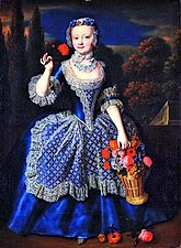 Maria Amalia, grevinnan von Brühl (1742), oljemålning.